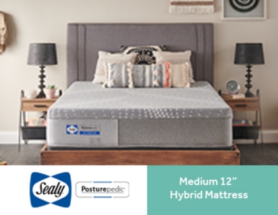 Sealy® Posturepedic® Bridle Lane Hybrid Medium Queen Mattress | Ashley