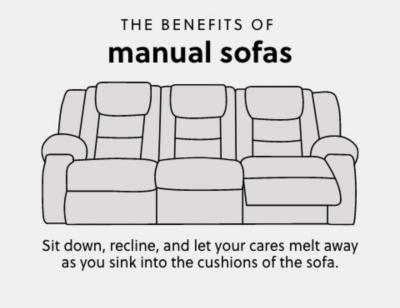 Jesolo Manual Reclining Sofa