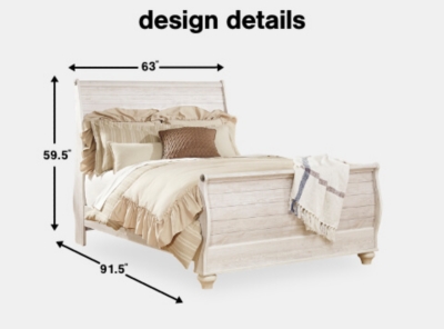 Ashley furniture deals sleigh bed