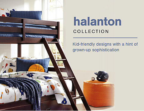 Halanton Twin Over Full Bunk Bed Ashley, Ashley Furniture Cottage Retreat Twin Over Full Bunk Bed With Stairs
