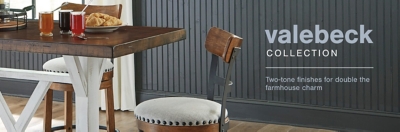 A Plus Content - https://s7d3.scene7.com/is/image/AshleyFurniture/CollectionABanner%5FValebeck%5FDining?scl=1&fmt=jpg&qlt=85,0&resMode=sharp2&op_usm=1.75,0.3,2,0