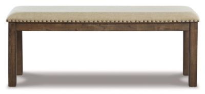 Signature Design by Ashley Casual Moriville Dining Bench  Beige