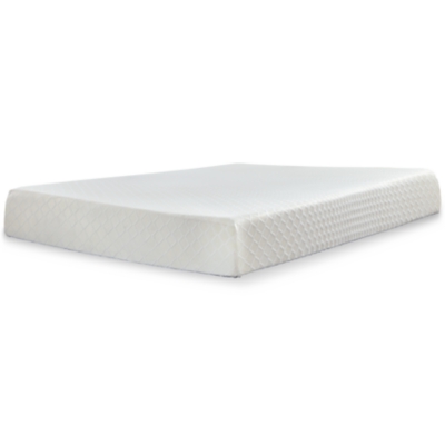 Signature Design by Ashley 10 Inch Chime Memory Foam Twin Mattress in a Box Wh