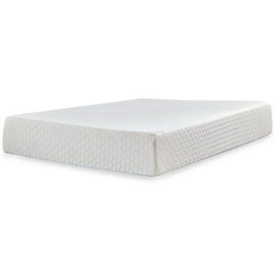 Signature Design by Ashley Chime 12 Inch Memory Foam King Mattress in a Box Wh