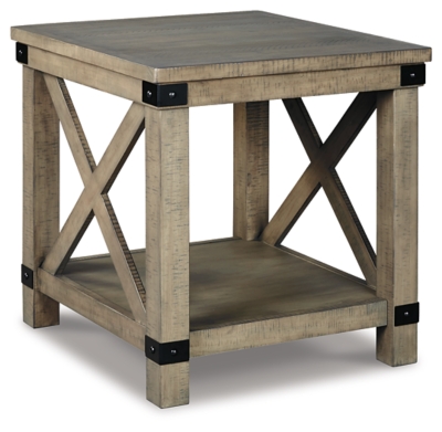 Aldwin End Table - Gray