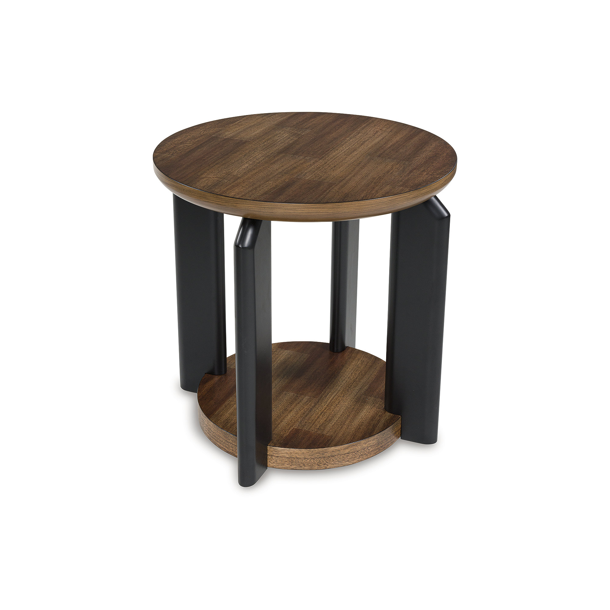 Kraeburn End Table - Brown/Black Kraeburn End Table - Brown/Black