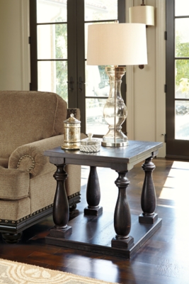 Signature Design by Ashley Casual Mallacar End Table  Black