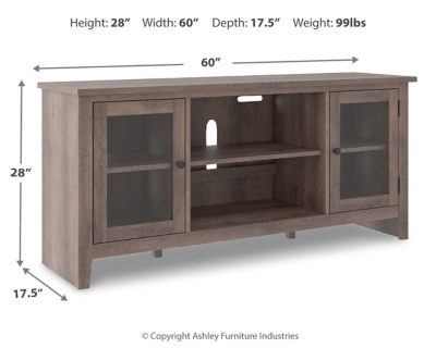 Signature Design by Ashley Contemporary Arlenbry 60" TV Stand  Gray