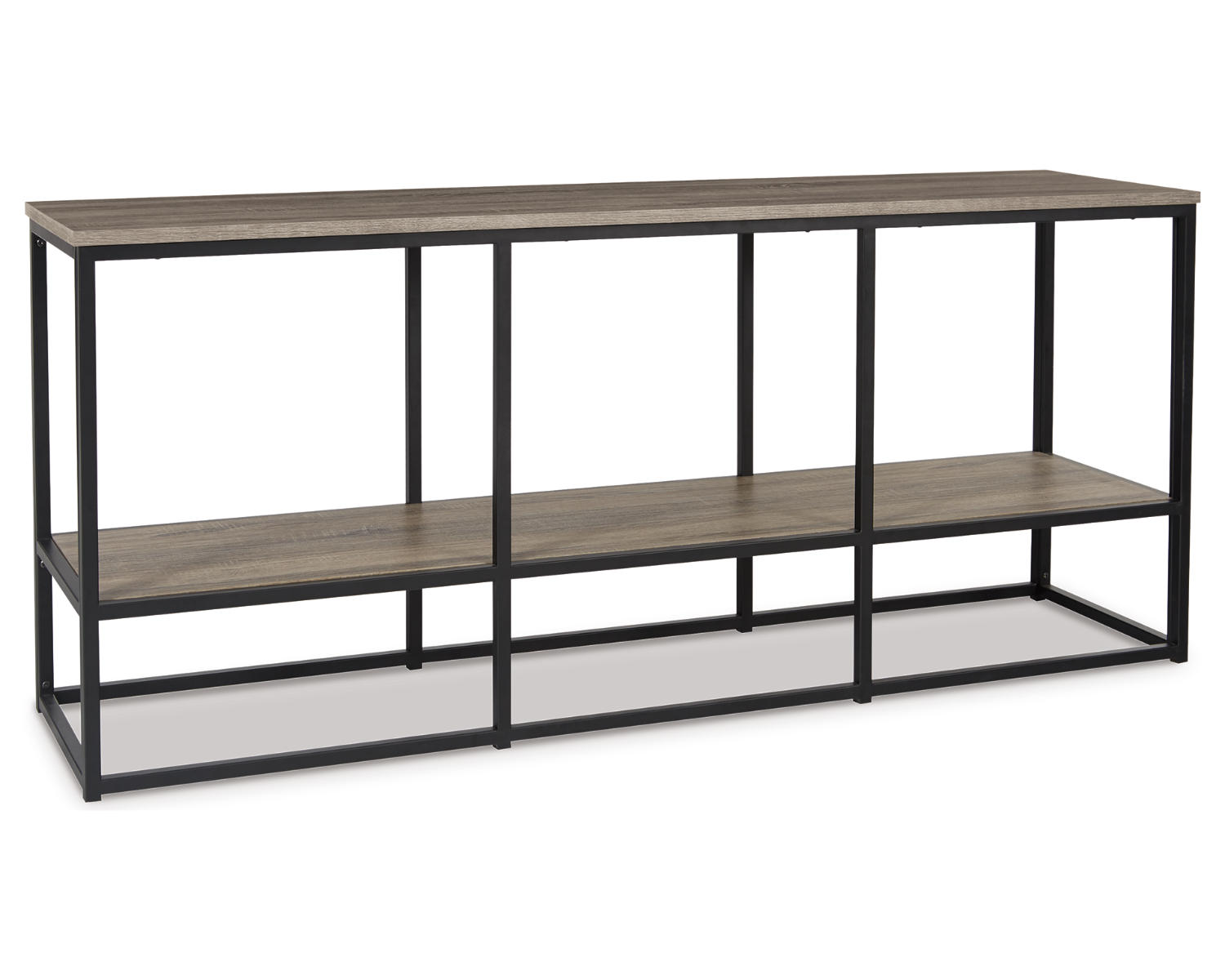 Wadeworth TV Stand - Brown/Black Wadeworth TV Stand - Brown/Black