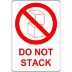 Printable Warning Labels 'Do not stack' | Avery