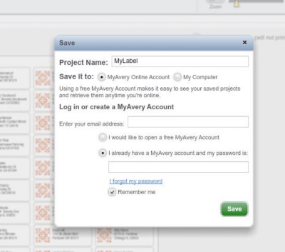 How to Save a Template in Avery Design & Print Online