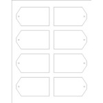 Templates - Printable Tags with Strings, 8 per sheet - Wide | Avery