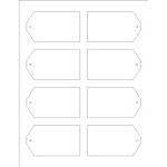 Templates - Printable Tags with Strings, 8 per sheet - Tall | Avery