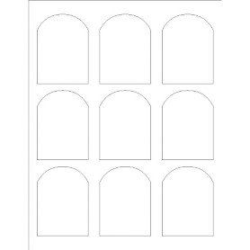 Templates - Print-to-the-Edge Arched Labels | Avery