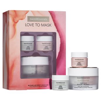 LOVE TO MASK: Be Pure & Be Dewy CLAYMATES Mask Set