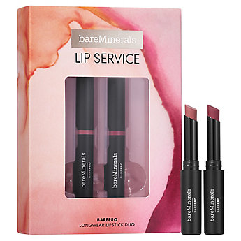 LIP SERVICE: BAREPRO Longwear Lipstick Duo