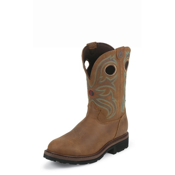 TONY LAMA BOOTS #RR3206 SNYDER BROWN