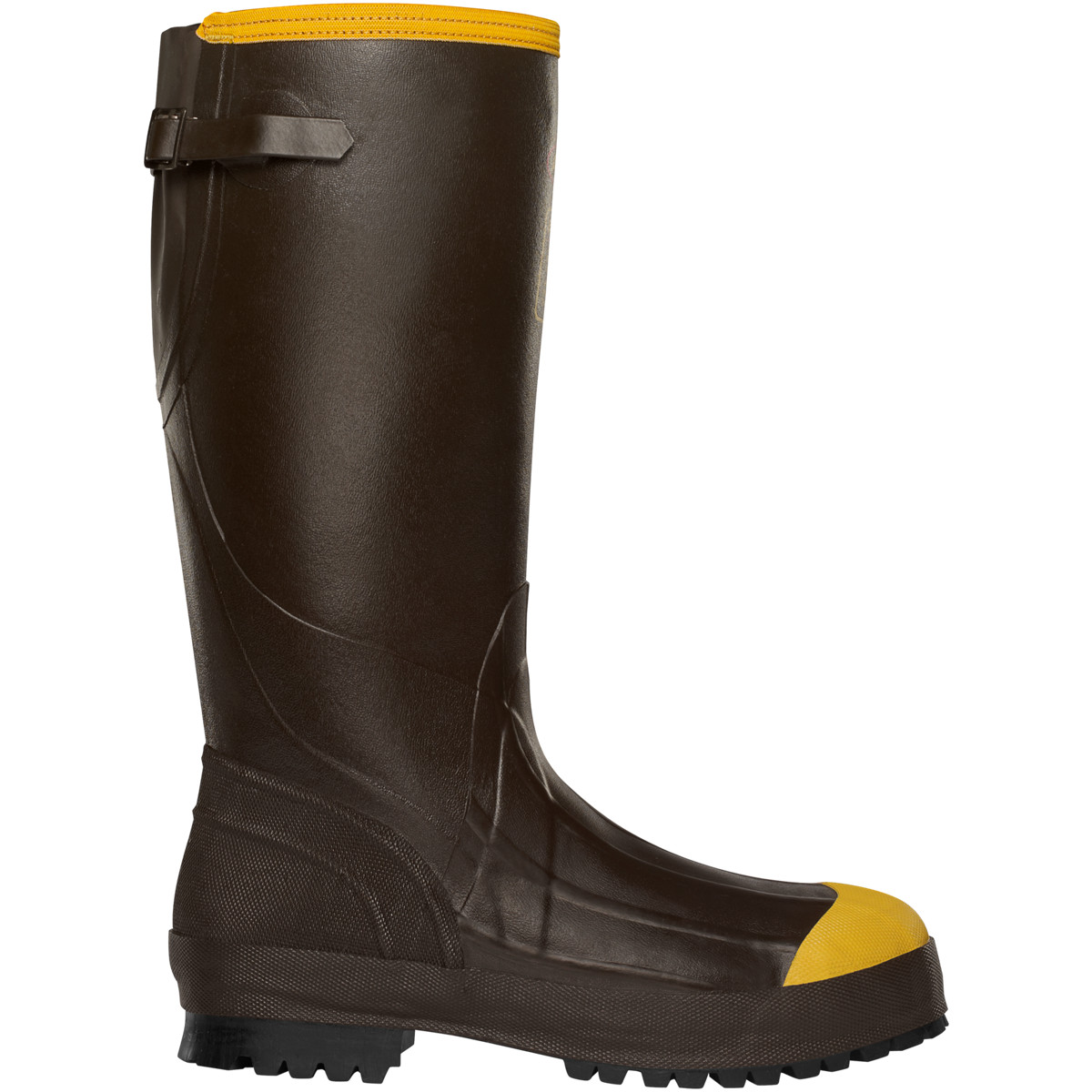 steel toe lacrosse rubber boots