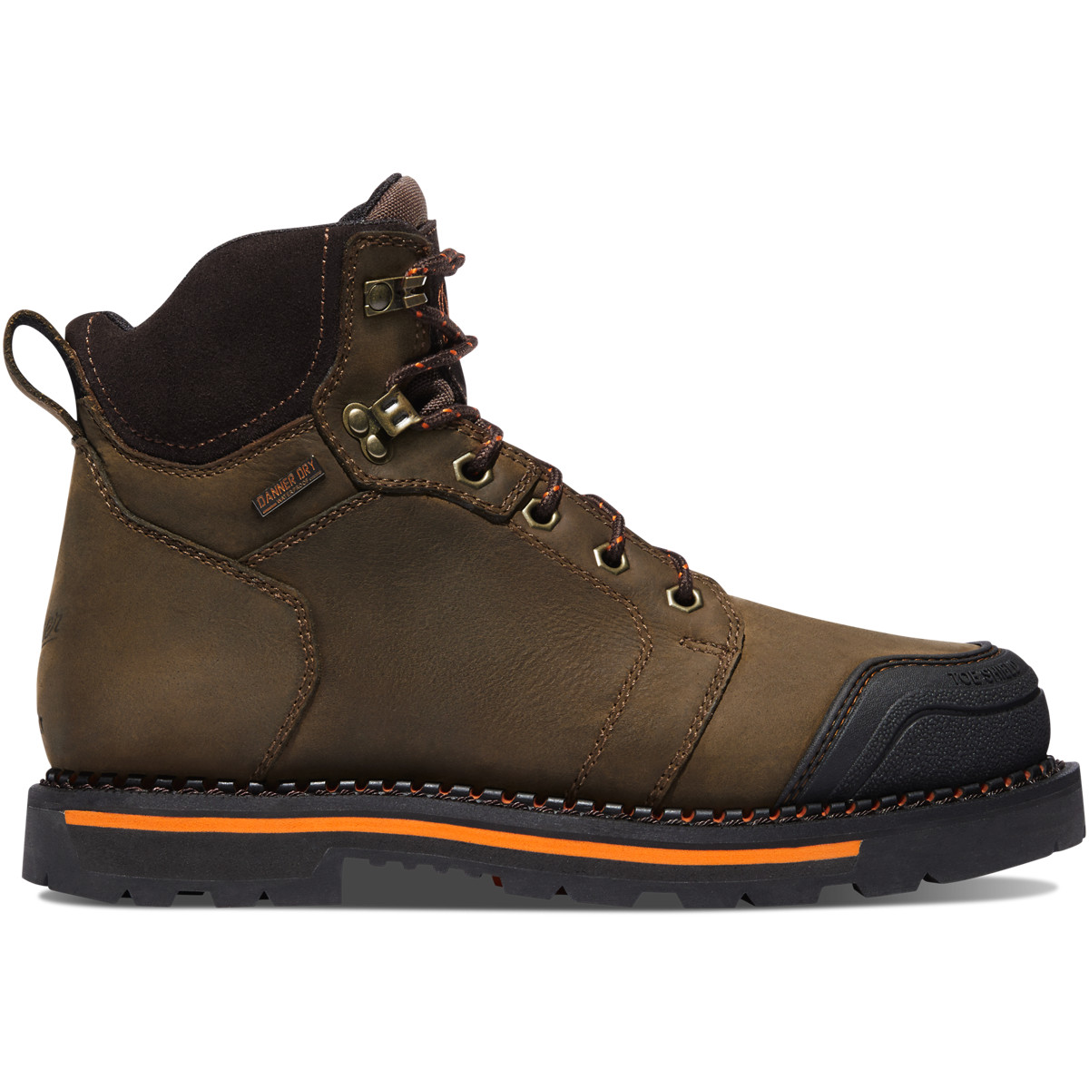Danner Men's 14230 Gritstone 8" Brown 400G Insulated Comp Toe Work Safety Boots