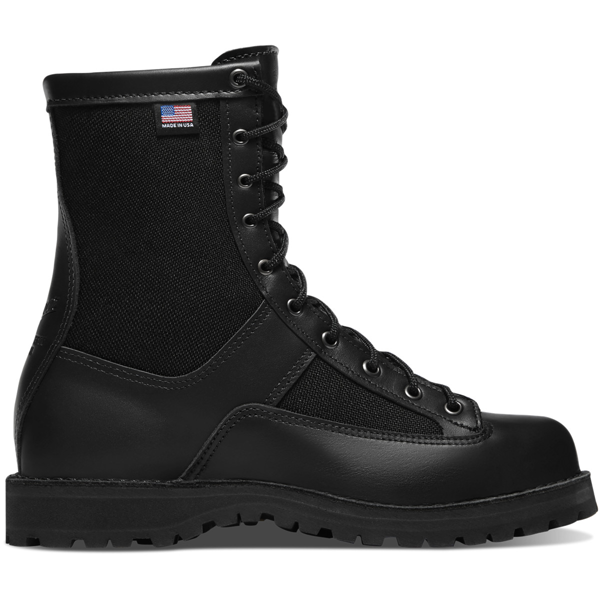 all black work boots