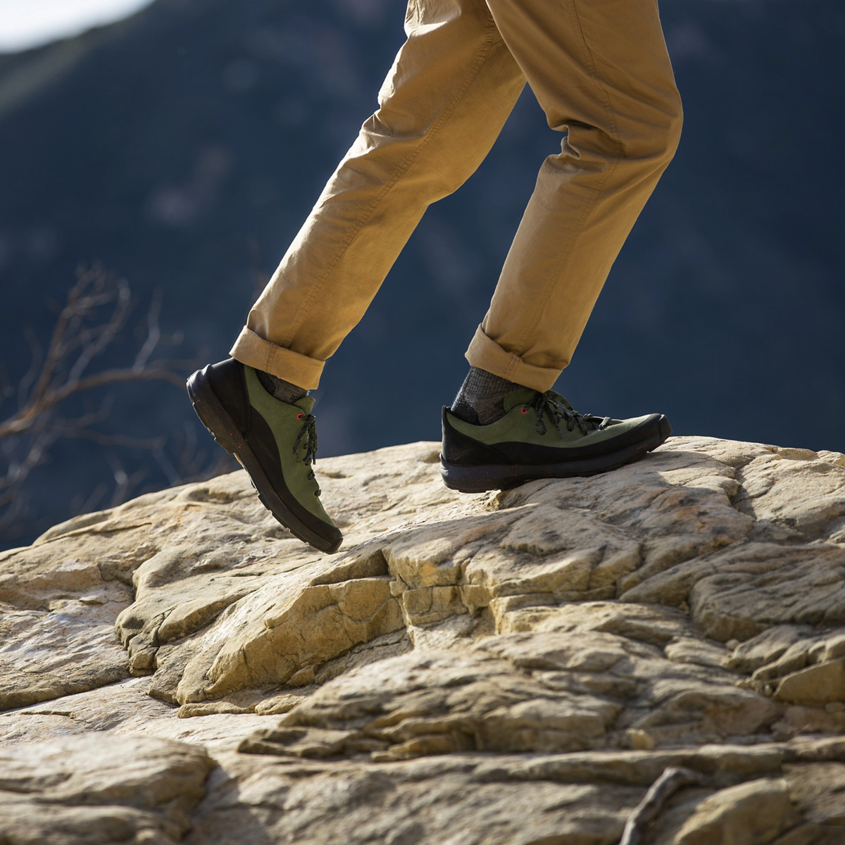danner caprine low suede boots deep lichen