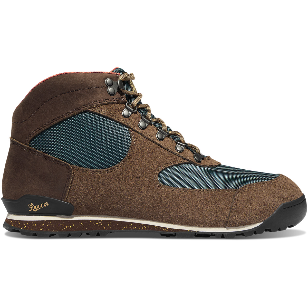 blue hiking boots
