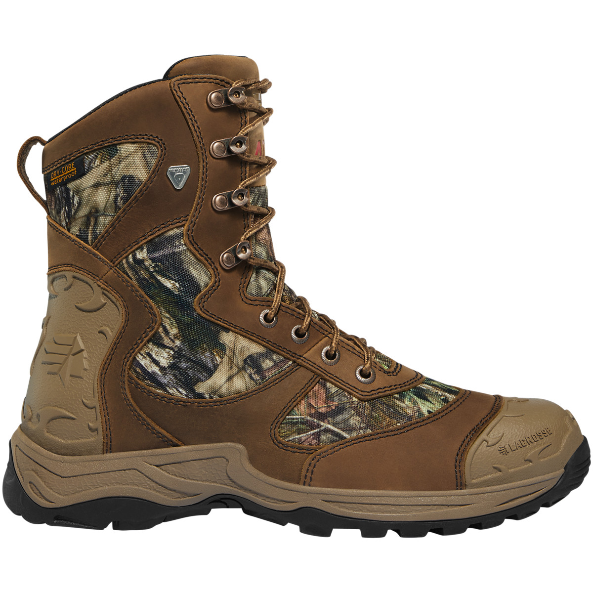 LaCrosse Footwear Atlas Mossy Oak Break Up 400G Mens Waterproof Shock Absorption Hunting Boots Camouflage