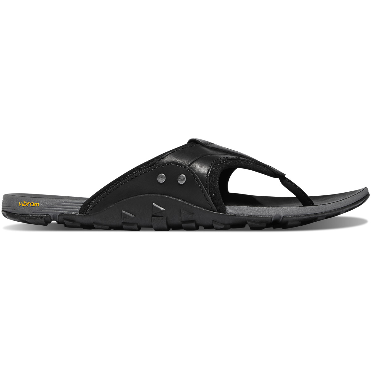 tory burch black leather flip flops