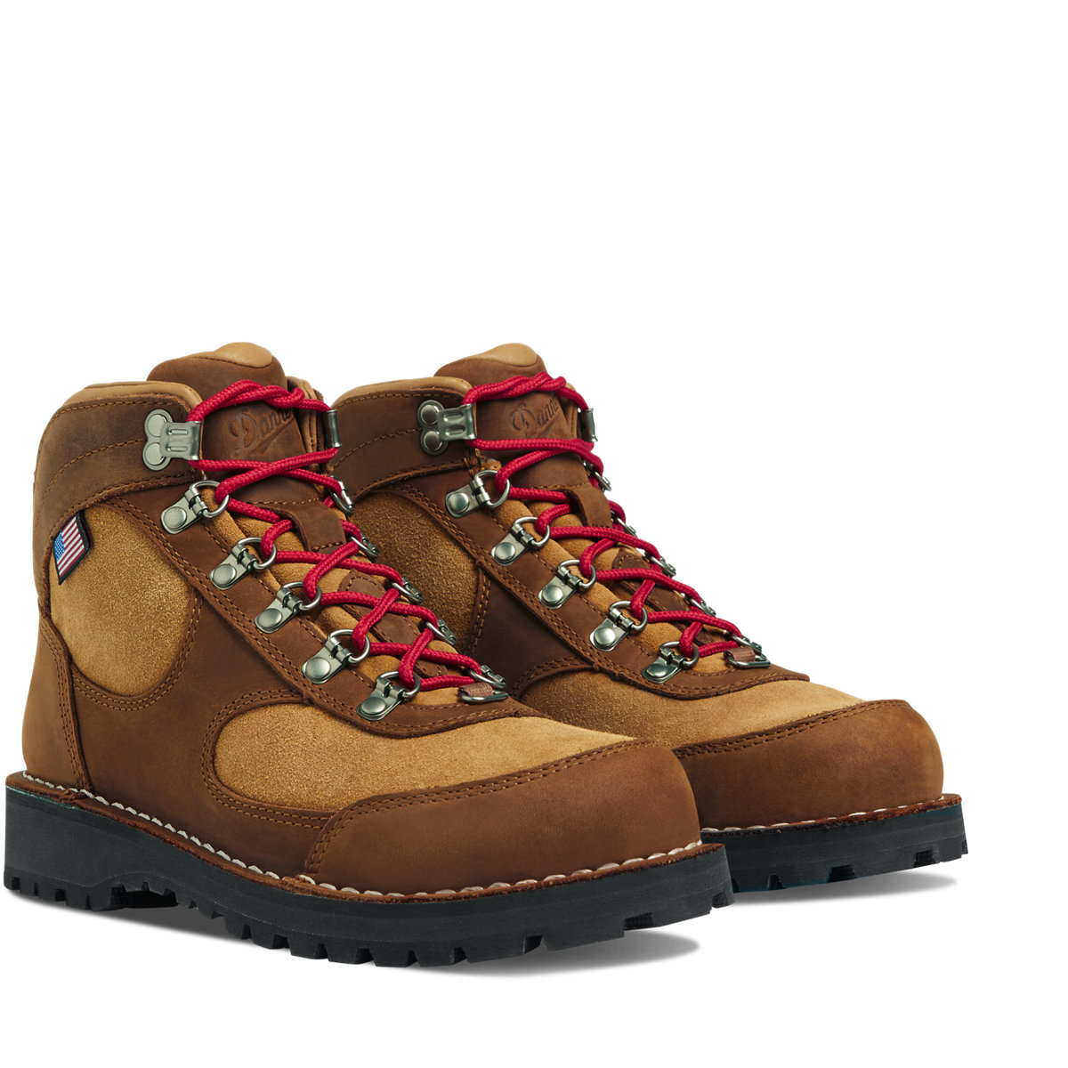 Danner - Cascade Crest Grizzly Brown/Rhodo Red