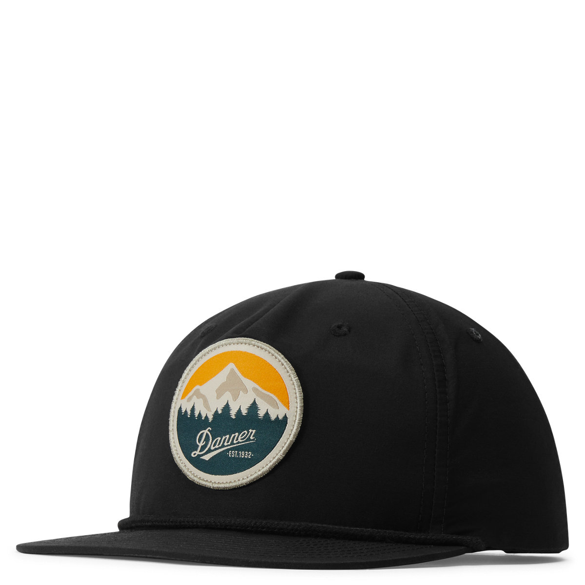 Rope Hat - White (Orange Logo)