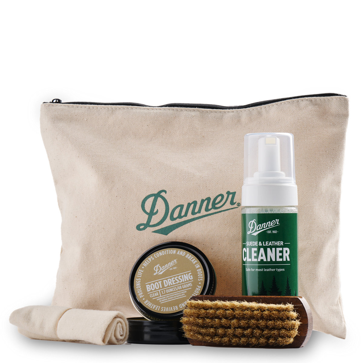 Handbag Care Kit for Leather - Cleaner & Protector for use on Hangbags,  Luggage, Shoes, Boots and Leather Clothing