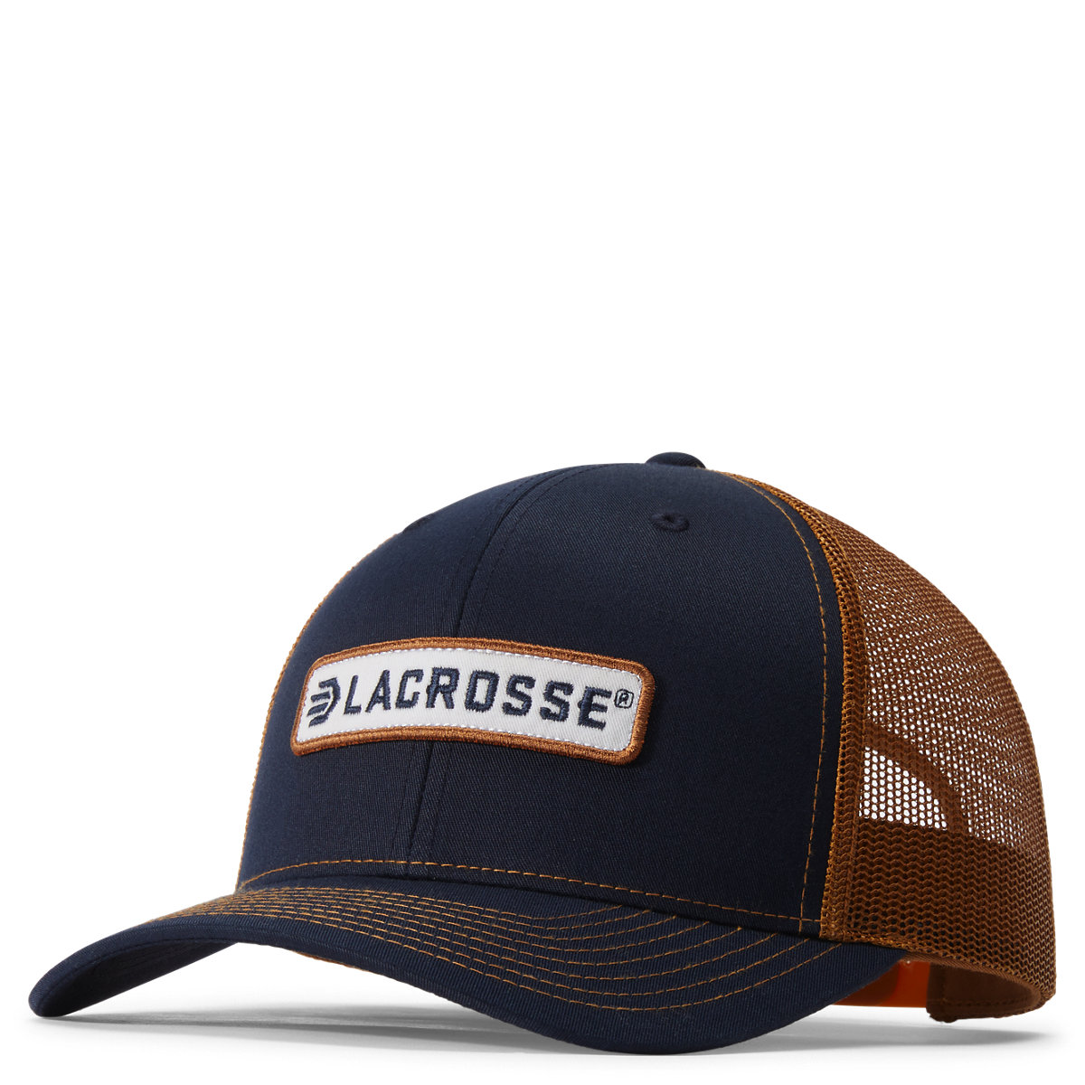 Lacrosse Embroidered Trucker Navy