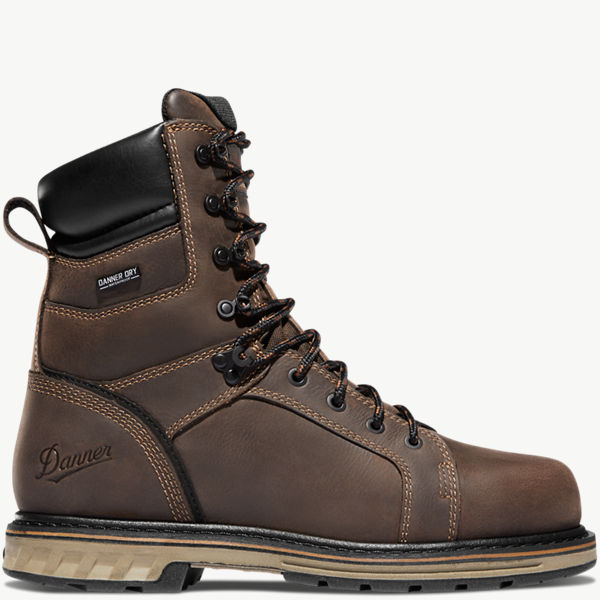 Danner Men's 12530 Steel Yard 6" Brown Steel Toe Hot Leather Shoes Work Boots 
