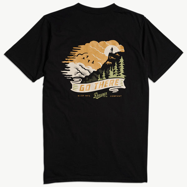 Go There Cliff Tee Black
