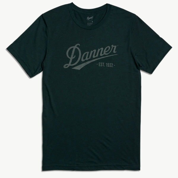 Danner Distressed Logo SS Tee - Emerald