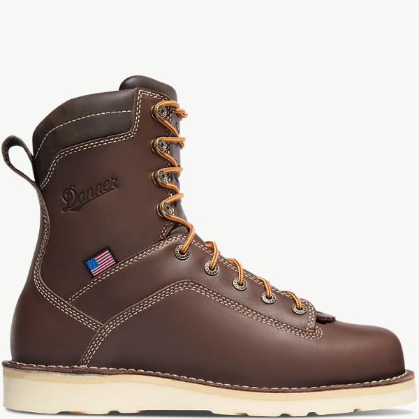 8 inch wedge sole work boots