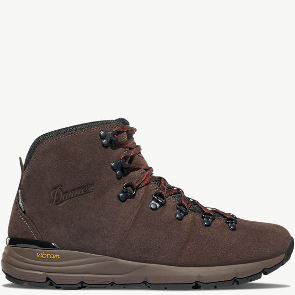 Danner Mens Mountain 600 Low 3 Brown/Red Hiking Shoe Sports & Outdoors ...
