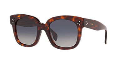 Celine CL000193 54 Brown & Tortoise Polarised Sunglasses | Sunglass Hut ...