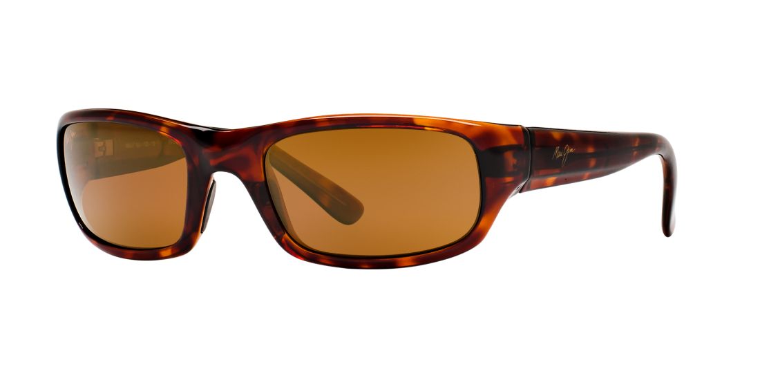 Maui Jim Unisex STINGRAY - Frame color: Tortoise, Lens color: Brown, Size 56-22/129