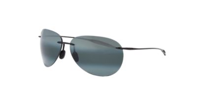 Maui Jim 421 SUGAR BEACH 62 Grey-Black & Grey Polarized Sunglasses ...