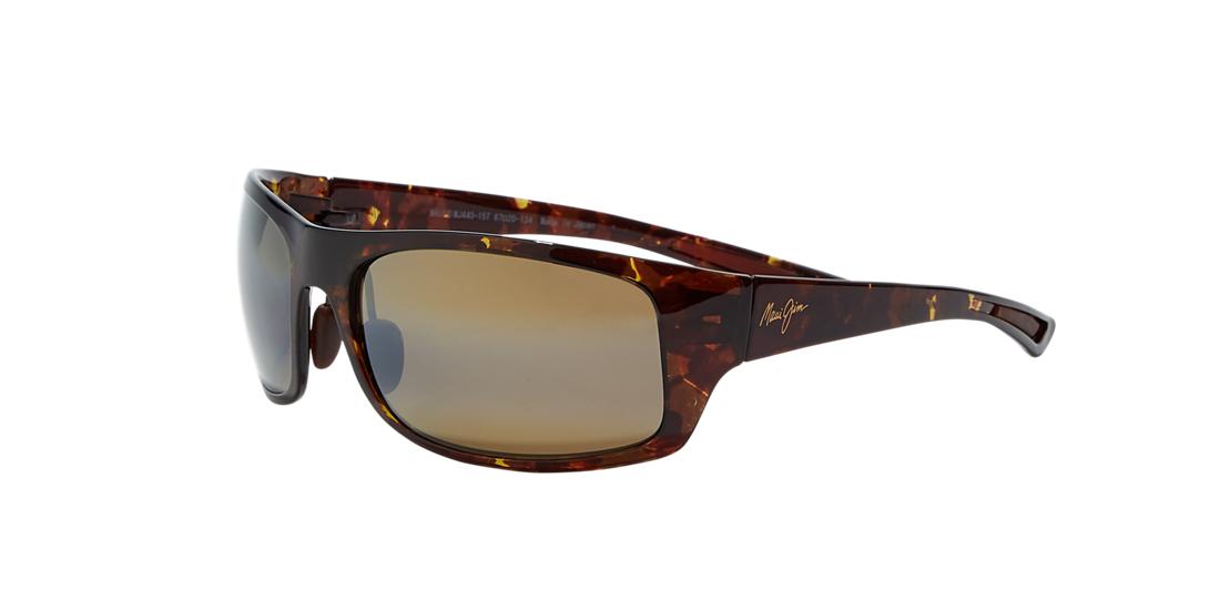 Maui Jim Unisex 440 BIG WAVE - Frame color: Green, Lens color: Copper, Size 67-20/134 Maui Jim Unisex 440 BIG WAVE - Frame color: Green, Lens color: Copper, Size 67-20/134