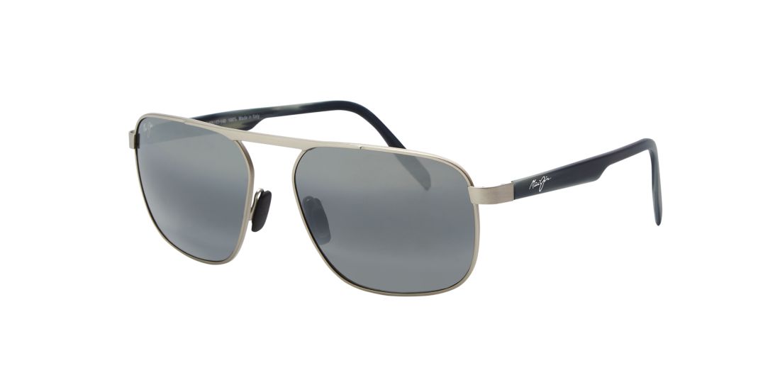 Maui Jim Man 777 WAIHEE RIDGE - Frame color: Grey, Lens color: Grey-Black, Size 60-17/140