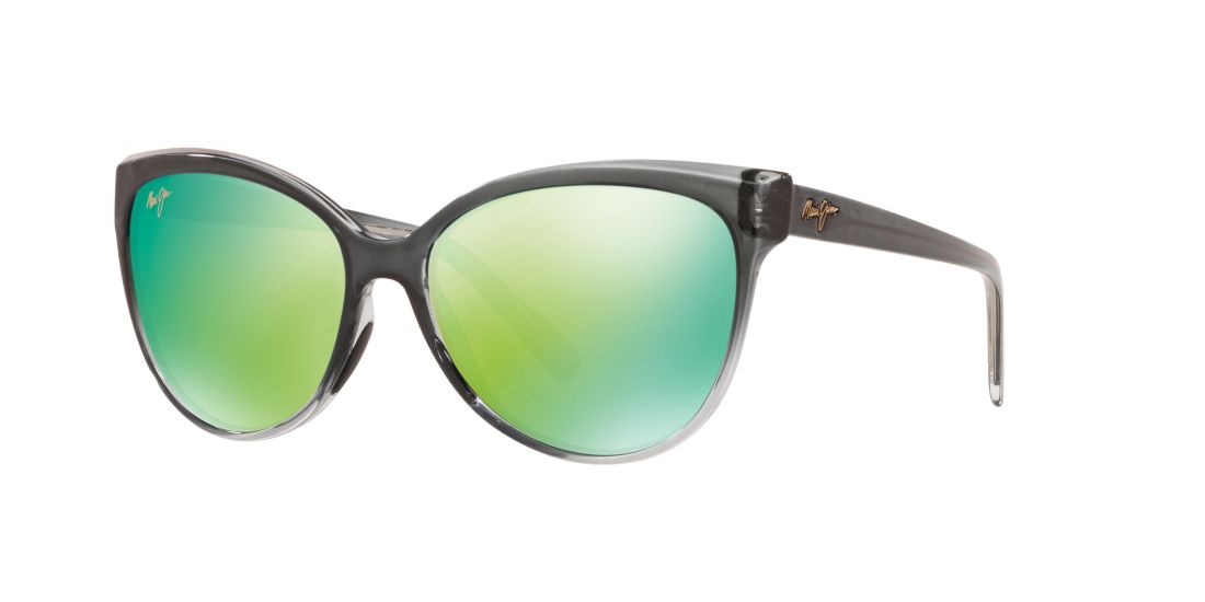 Maui Jim Woman 537 Olu Olu - Frame color: Gunmetal, Lens color: Green, Size 57-17/140