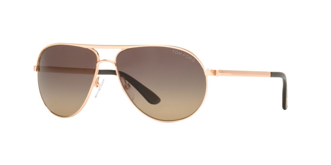 Tom Ford Clark 59mm Gradient Aviator Sunglasses In Grey Polar