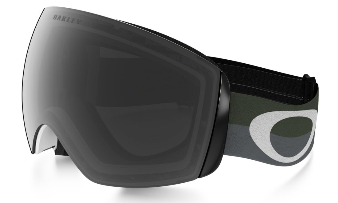 Oakley Unisex OO7050 Flight Deck - Frame color: Grey, Lens color: Grey-Black