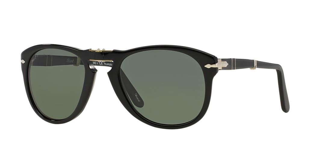 Shop Persol Man Sunglasses Po0714 714 In Green Polarized