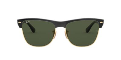 Ray-Ban RB4175 CLUBMASTER OVERSIZED 57 Green & Black Sunglasses ...