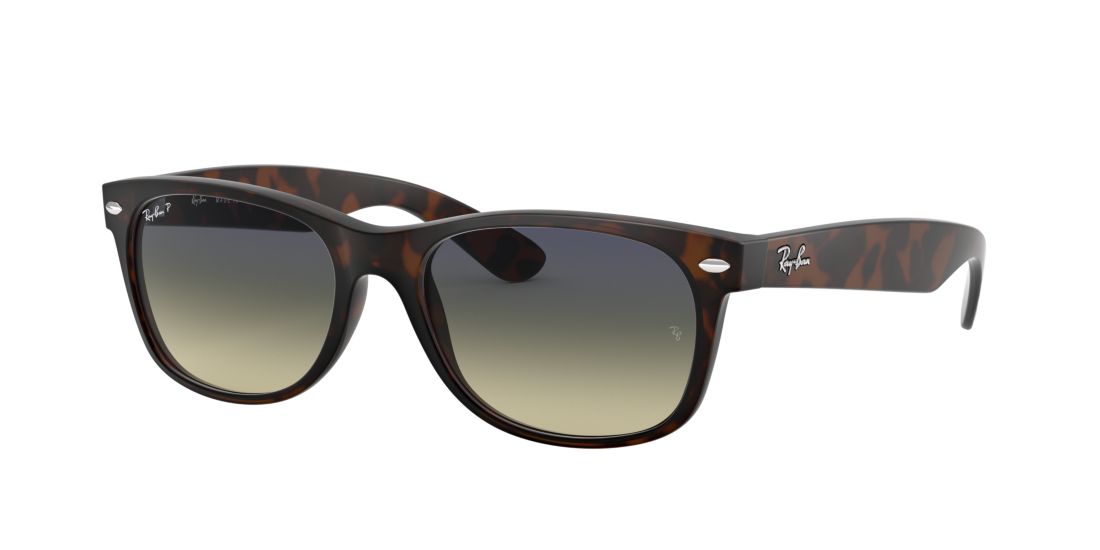 Shop Ray Ban Ray In Polarized Blue Green Gradient