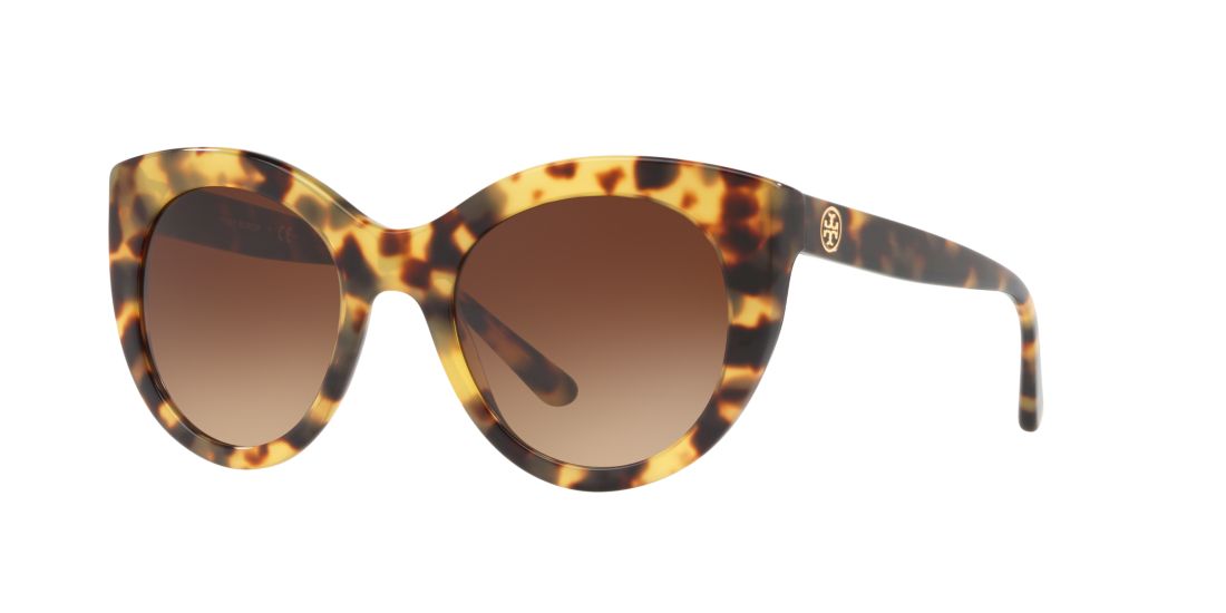 Tory Burch Woman TY7115 - Frame color: Tortoise, Lens color: Brown, Size 51-21/140