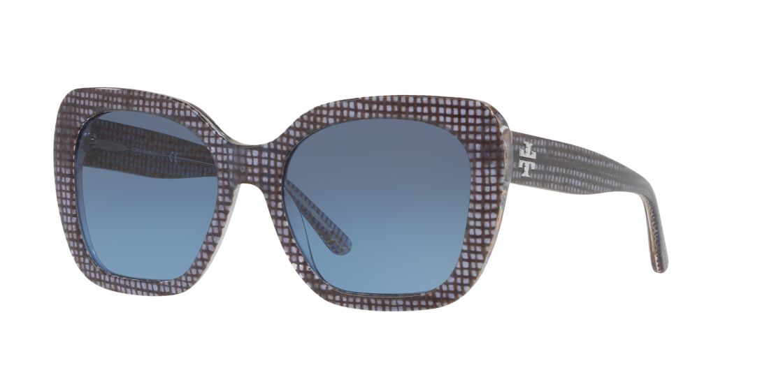 Tory Burch Woman TY7127 - Frame color: Blue, Lens color: Grey-Black